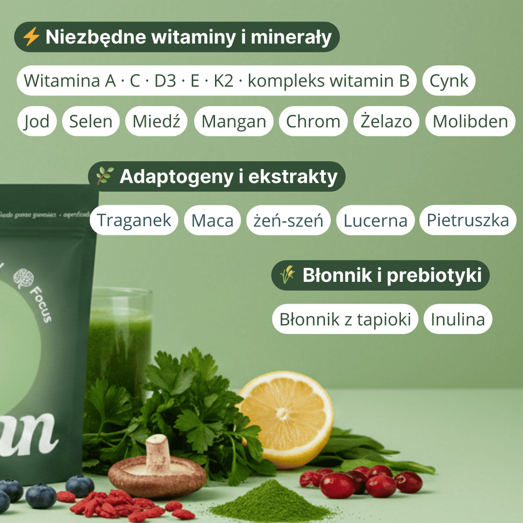 Gumisie wzbogacone w 60+ superfoods